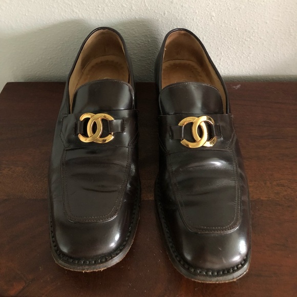 chanel vintage loafers